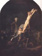 REMBRANDT Harmenszoon van Rijn The Raising of the Cross (mk33) china oil painting artist